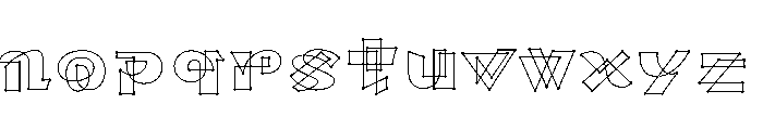 Tsuchinoko Light Font LOWERCASE