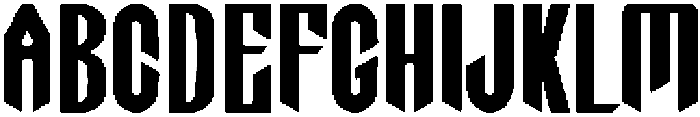 TsagaruRegular otf (400) Font UPPERCASE