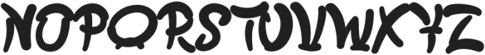 Tsuchigumo Regular otf (400) Font UPPERCASE