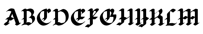 TS-Chapinero Blackletter Font UPPERCASE
