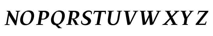 TS-Chapinero Serif Medium Italic Font UPPERCASE