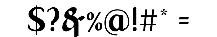 TS-Chapinero-Serif Medium Font OTHER CHARS