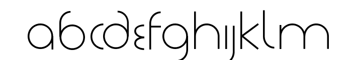 TschichLight-Light Font LOWERCASE