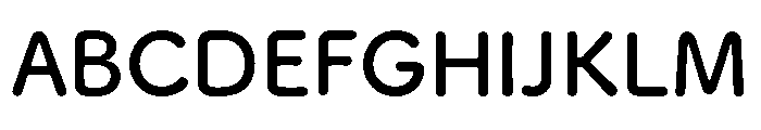 Tsukushi A Round Gothic Bold Font UPPERCASE