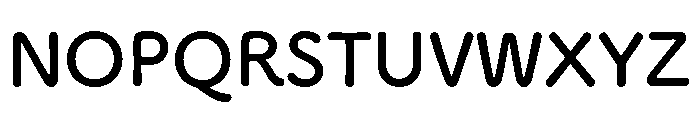 Tsukushi A Round Gothic Bold Font UPPERCASE