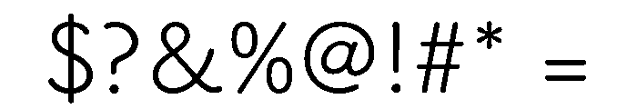 Tsukushi A Round Gothic Regular Font OTHER CHARS
