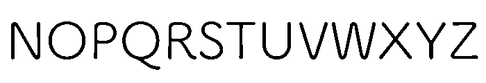 Tsukushi A Round Gothic Regular Font UPPERCASE