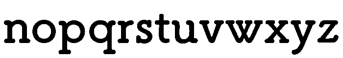 Tsukushi B Round Gothic Bold Font LOWERCASE