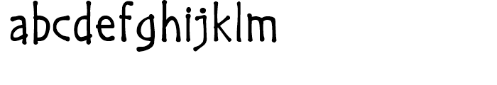 Tshikona Regular Font LOWERCASE