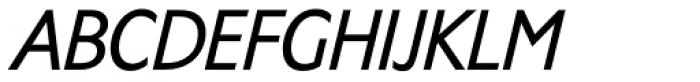 Tschichold Condensed Italic Font UPPERCASE