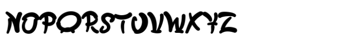 Tsuchigumo Font LOWERCASE