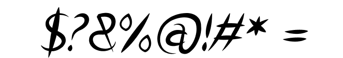 TsetsuItalic Font OTHER CHARS