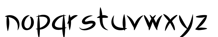 Tsetsu Font LOWERCASE