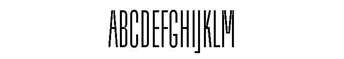 TT Frantz B Font UPPERCASE