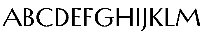 TT Ricordi Allegria DemiBold Font UPPERCASE