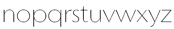 TT Ricordi Allegria ExtraLight Font LOWERCASE