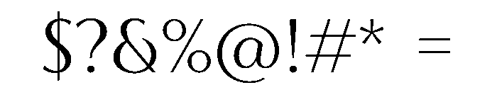 TT Ricordi Allegria Medium Font OTHER CHARS