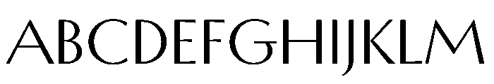TT Ricordi Allegria Medium Font UPPERCASE