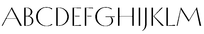 TT Ricordi Allegria Regular Font UPPERCASE