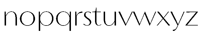 TT Ricordi Allegria Regular Font LOWERCASE