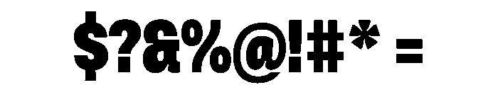 Tt Cometus Heavy Font OTHER CHARS