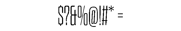 Tt Frantz Extra Light Font OTHER CHARS