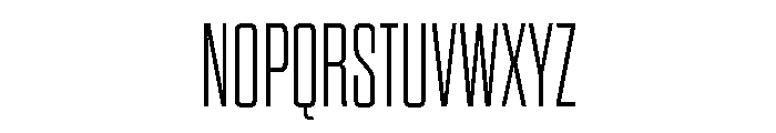 Tt Frantz Extra Light Font UPPERCASE