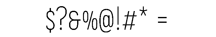 Tt Modernoir Extra Light Font OTHER CHARS