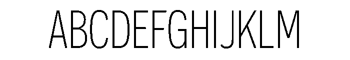 Tt Modernoir Extra Light Font UPPERCASE