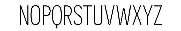 Tt Modernoir Extra Light Font UPPERCASE