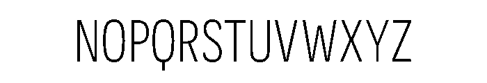 Tt Modernoir Extra Light Font LOWERCASE