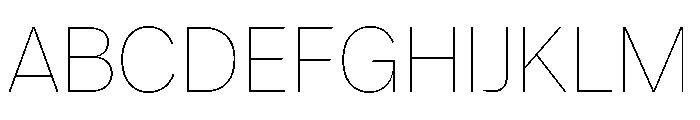 Tt Ricordi Allegria Extra Light Font UPPERCASE