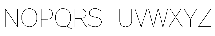Tt Ricordi Allegria Extra Light Font UPPERCASE