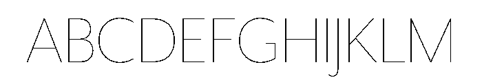 Tt Ricordi Allegria Thin Font UPPERCASE