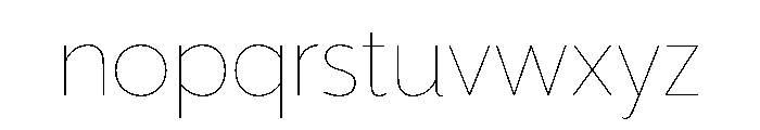 Tt Ricordi Allegria Thin Font LOWERCASE