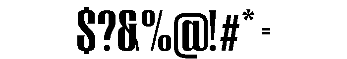 TT REGARD Bold Font OTHER CHARS