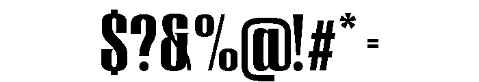TT REGARD Extra Bold Font OTHER CHARS