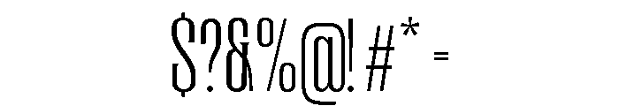 TT REGARD Extra Light Font OTHER CHARS