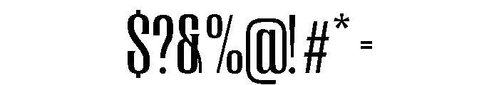 TT REGARD Regular Font OTHER CHARS