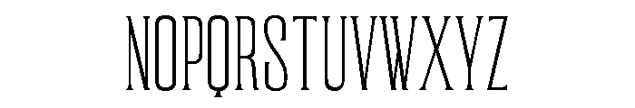TT REGARD Thin Font UPPERCASE