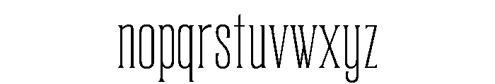 TT REGARD Thin Font LOWERCASE