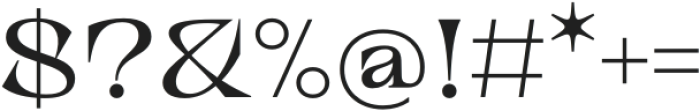 TT Alientz Serif otf (400) Font OTHER CHARS