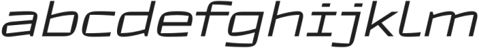 TT Autonomous ExtraLight Italic otf (200) Font LOWERCASE