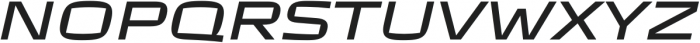 TT Autonomous Italic otf (400) Font UPPERCASE