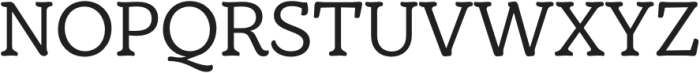 TT Bakers Regular otf (400) Font UPPERCASE