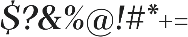 TT Barrels DemiBold Italic otf (600) Font OTHER CHARS