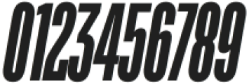 TT Bluescreens Condensed Bold Italic otf (700) Font OTHER CHARS