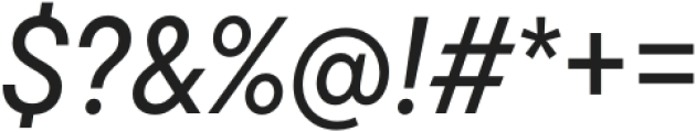 TT Commons Pro Compact Medium Italic otf (500) Font OTHER CHARS