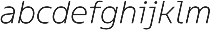 TT Fellows ExtraLight Italic otf (200) Font LOWERCASE