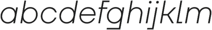 TT Firs Neue ExtraLight Italic otf (200) Font LOWERCASE